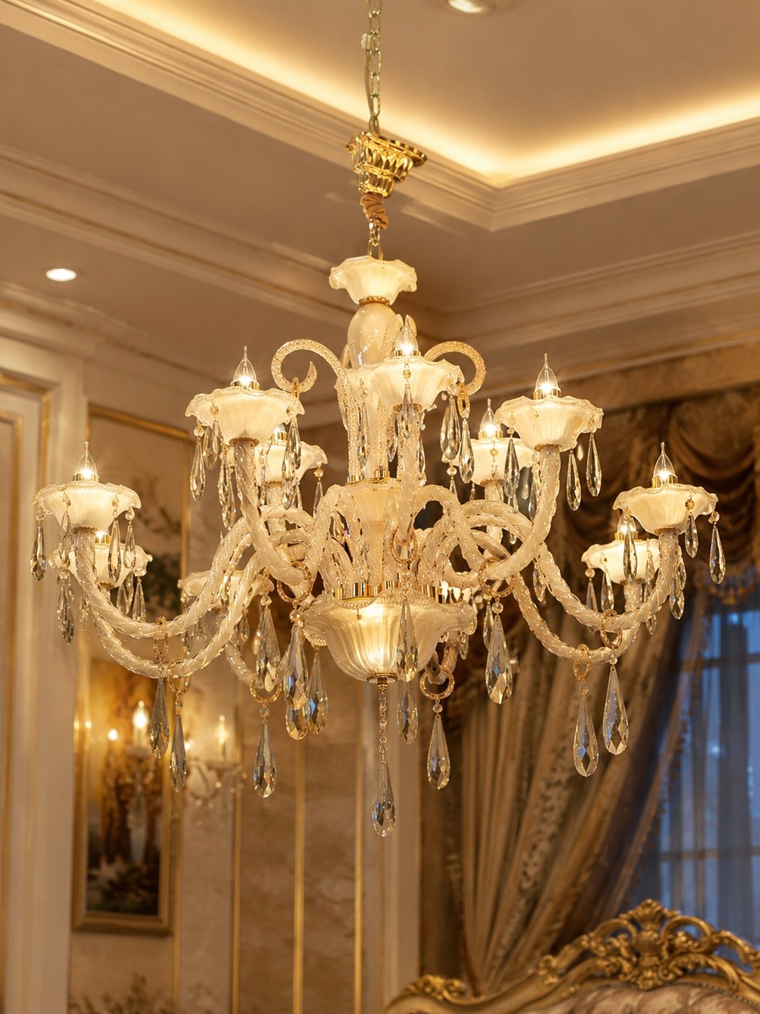 لوستر کریستالی 